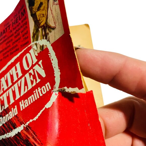 Death Of A Citizen By Donald Hamilton Paperback 1960 Book - Picture 2 of 7